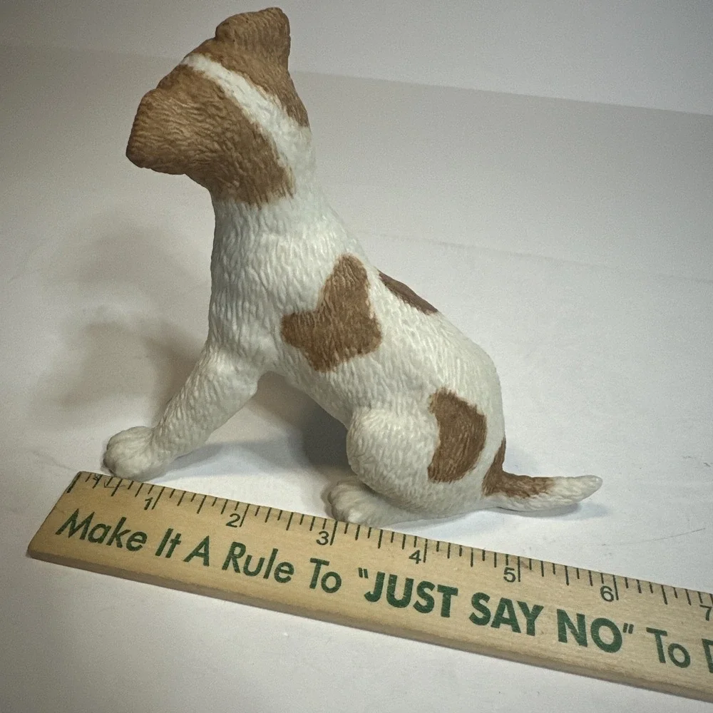Retired 2002 LENOX Little Jack Russell Terrier Figurine - Handcrafted Porcelain